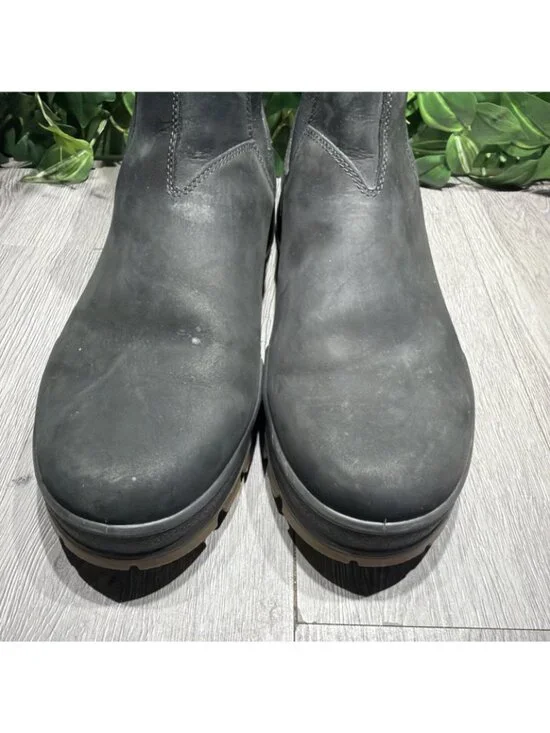 ECCO Track 25 Hydromax Black Chelsea Boot Water Repellent EU 50 Size 16- 16.5 US - Picture 3 of 10